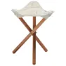 Nordisk Rebild Wooden 3 Hocker, Wood / cotton, One Size