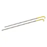Nordisk Titanium Tooth Zelthering 6 Einheiten, Silver / yellow, One Size