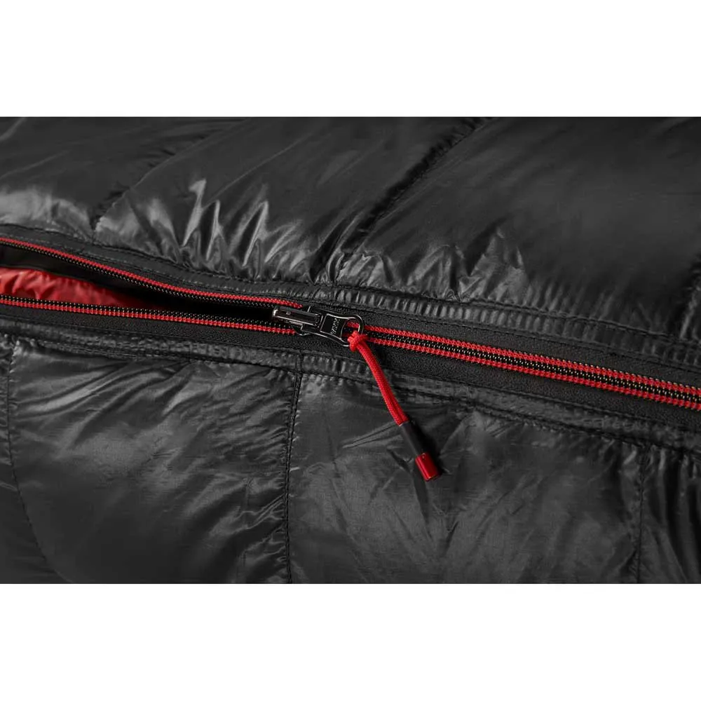 Nordisk Vib 400 Schlafsack, Black / fiery red, Left Zipper Nordisk Vib 400 Schlafsack, Black / fiery red, Left Zipper