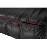 Nordisk Vib 400 Schlafsack, Black / fiery red, Left Zipper