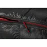 Nordisk Vib 400 Schlafsack, Black / fiery red, Left Zipper
