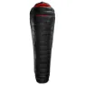Nordisk Vib 400 Schlafsack, Black / fiery red, Left Zipper