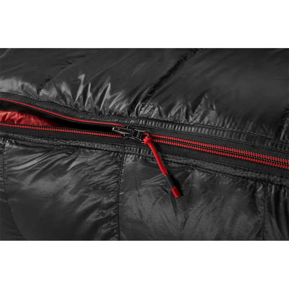 Nordisk Vib 600 Schlafsack, Black / fiery red, Left Zipper Nordisk Vib 600 Schlafsack, Black / fiery red, Left Zipper