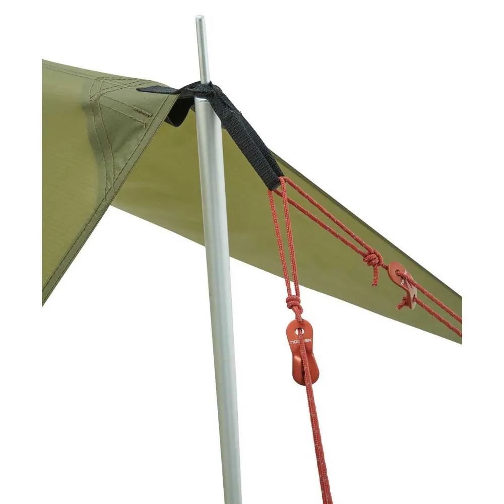 Nordisk Voss 14 Pu Tarp Plane, Dark olive, 320 x 430cm Nordisk Voss 14 Pu Tarp Plane, Dark olive, 320 x 430cm