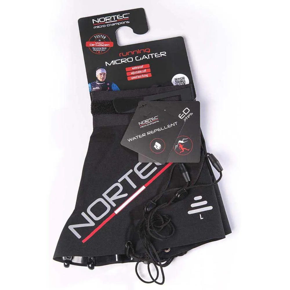 Nortec Running Micro Gamaschen, Black Nortec Running Micro Gamaschen, Black