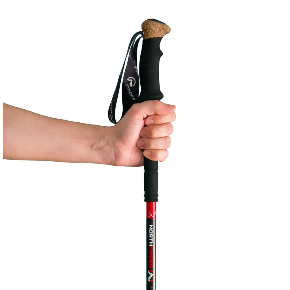 Northfinder Summit Stöcke, Black, 64-135cm Northfinder Summit Stöcke, Black, 64-135cm
