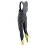 Northwave Active Colorway Lange Trägerhose, Anthracite / yellow
