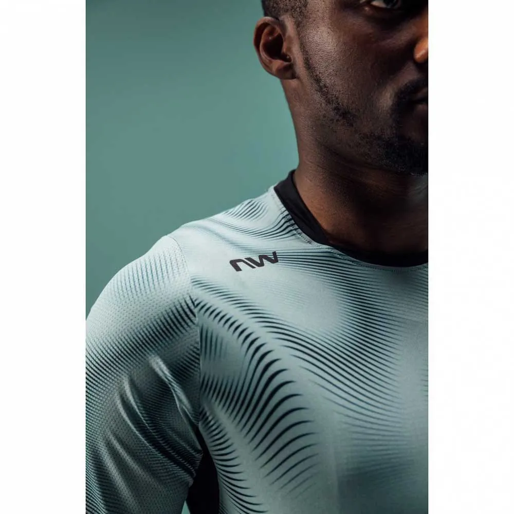 Northwave Bomb Doppler Kurzarm-radtrikot, Surf blue / black, L Northwave Bomb Doppler Kurzarm-radtrikot, Surf blue / black, L