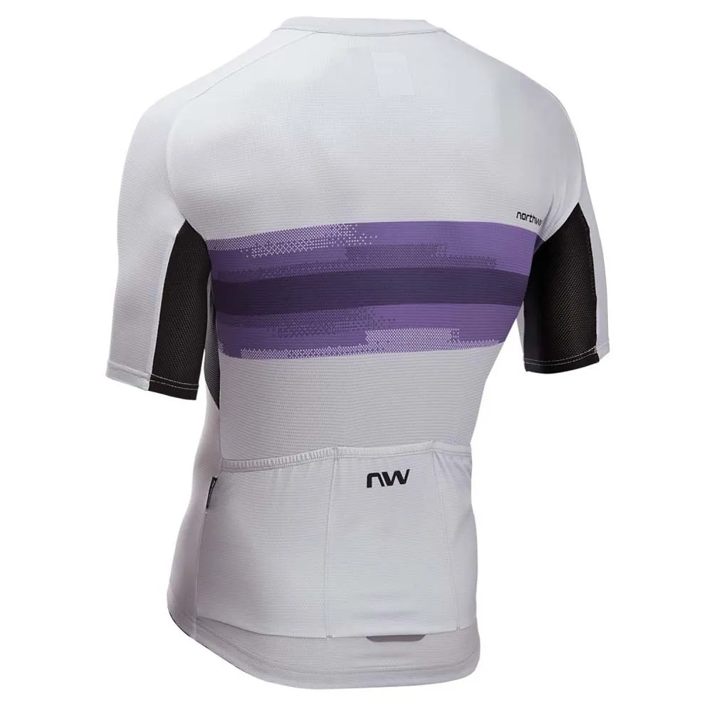 Northwave Force Evo Kurzarm-radtrikot Refurbished, Light grey / dark purple Northwave Force Evo Kurzarm-radtrikot Refurbished, Light grey / dark purple