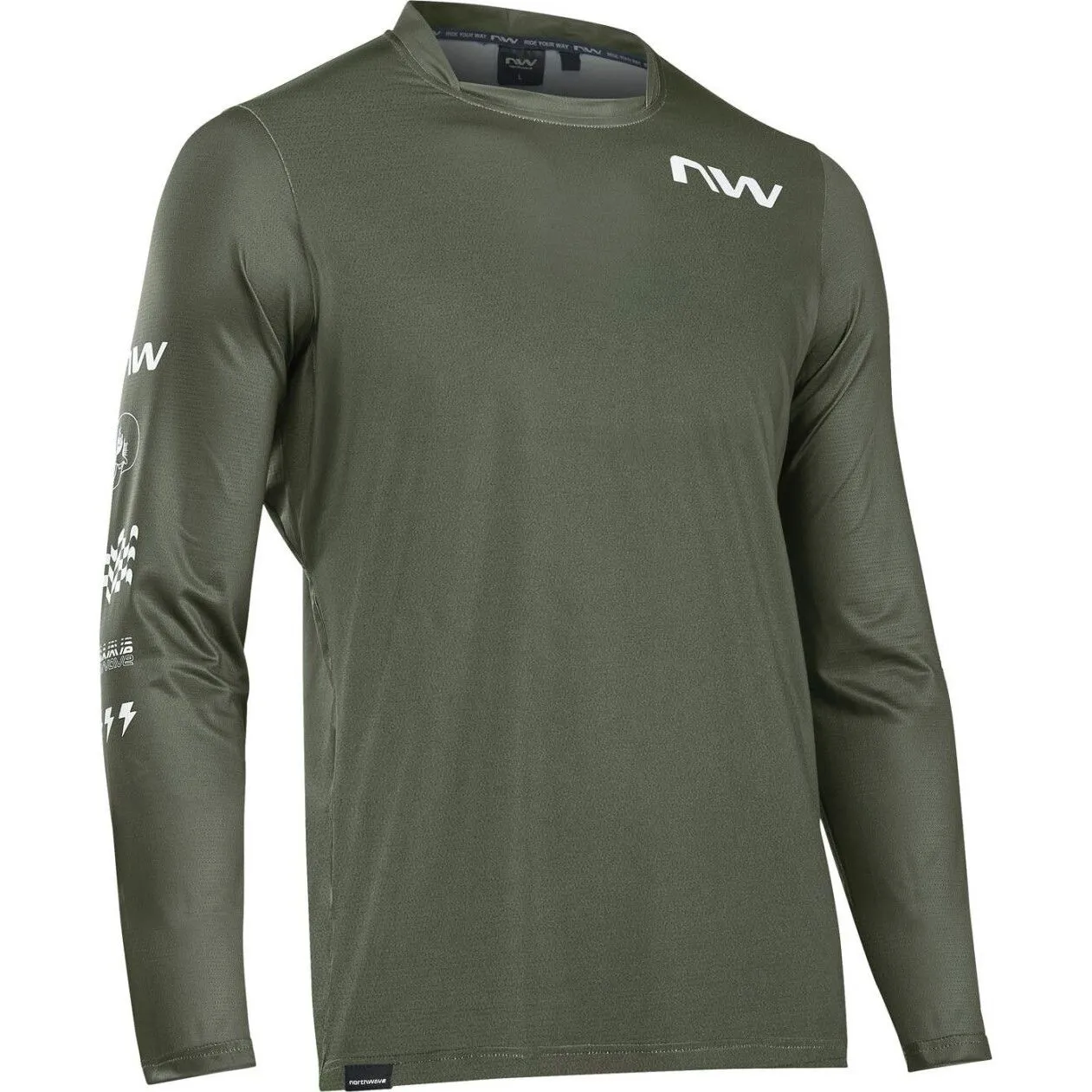 Northwave Langarmtrikot Bomb Unisex, grün Northwave Langarmtrikot Bomb Unisex, grün
