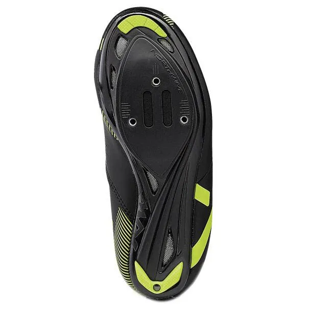 Northwave Torpedo 2 Rennradschuhe, Black / fluo yellow Northwave Torpedo 2 Rennradschuhe, Black / fluo yellow