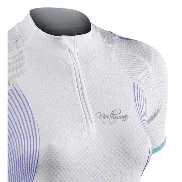 Northwave Vitamin Kurzarm-radtrikot, White / purple, M Northwave Vitamin Kurzarm-radtrikot, White / purple, M