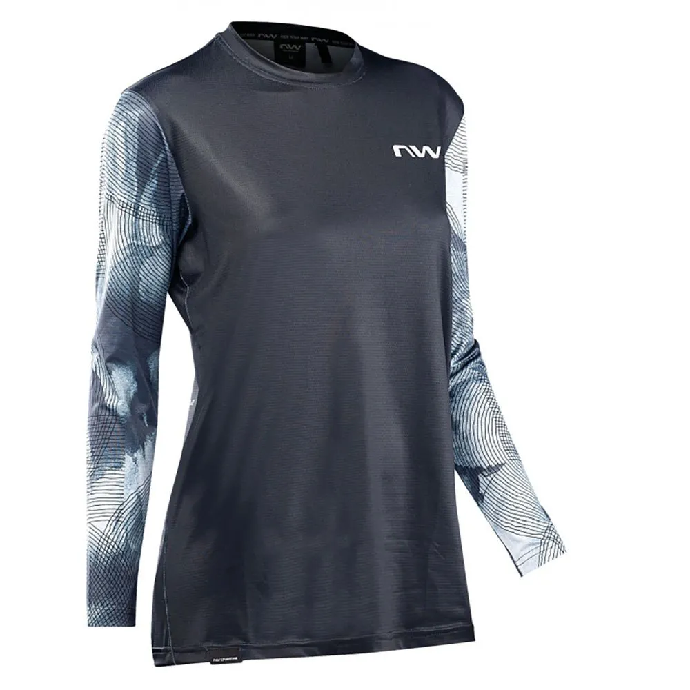 Northwave Xtrail Langarm-trikot, Black, M