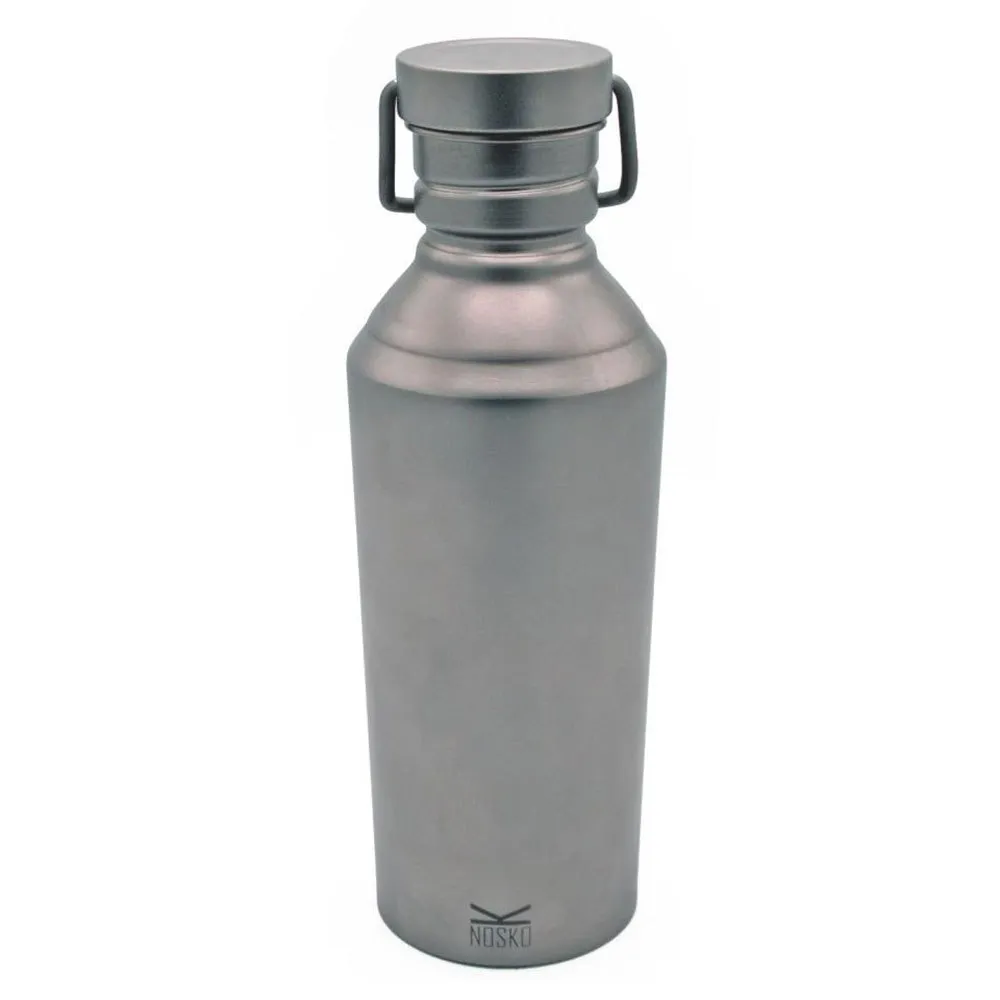 Nosko Gr6 Titanium 800ml Thermosflasche, Silver, One Size Nosko Gr6 Titanium 800ml Thermosflasche, Silver, One Size
