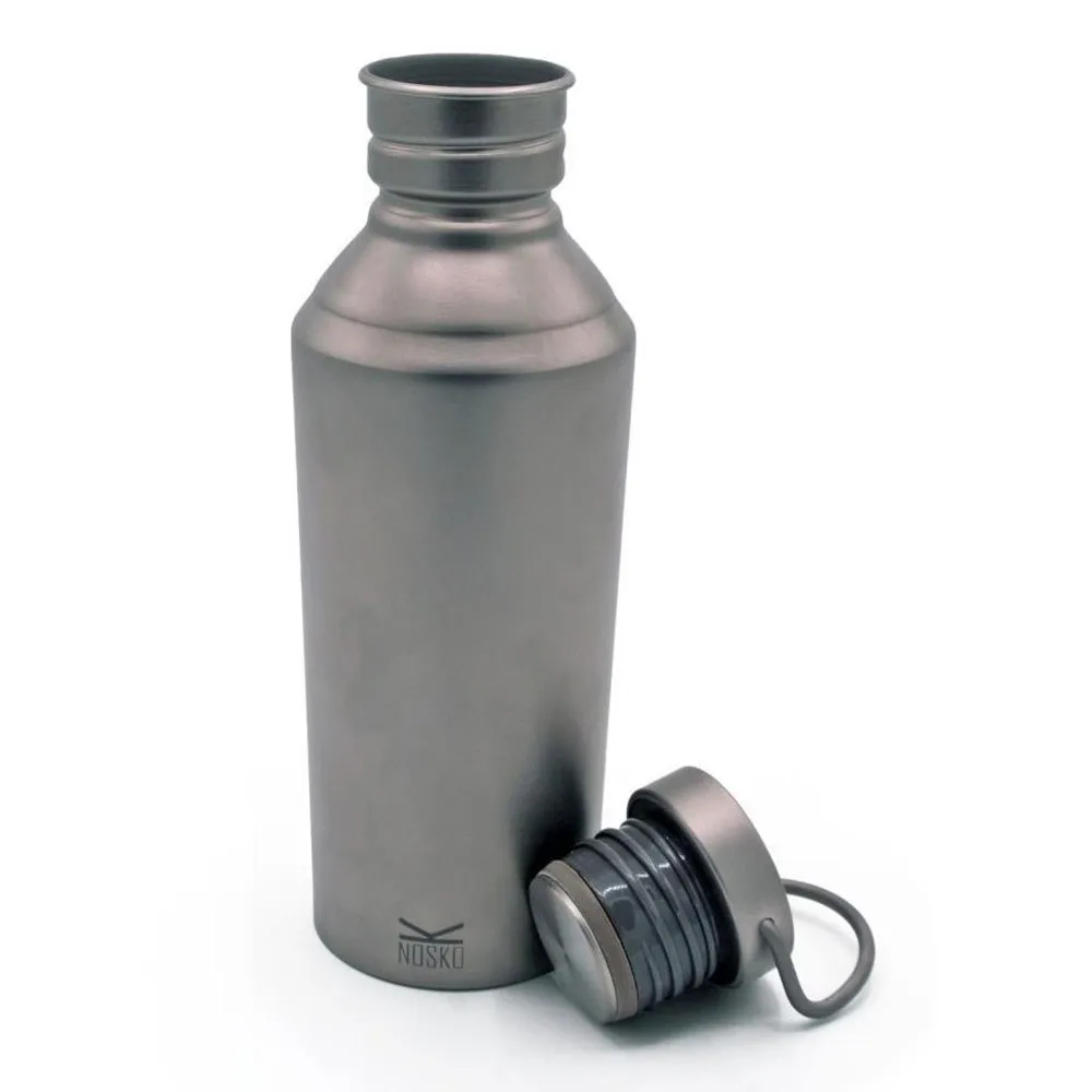 Nosko Gr6 Titanium 800ml Thermosflasche, Silver, One Size Nosko Gr6 Titanium 800ml Thermosflasche, Silver, One Size