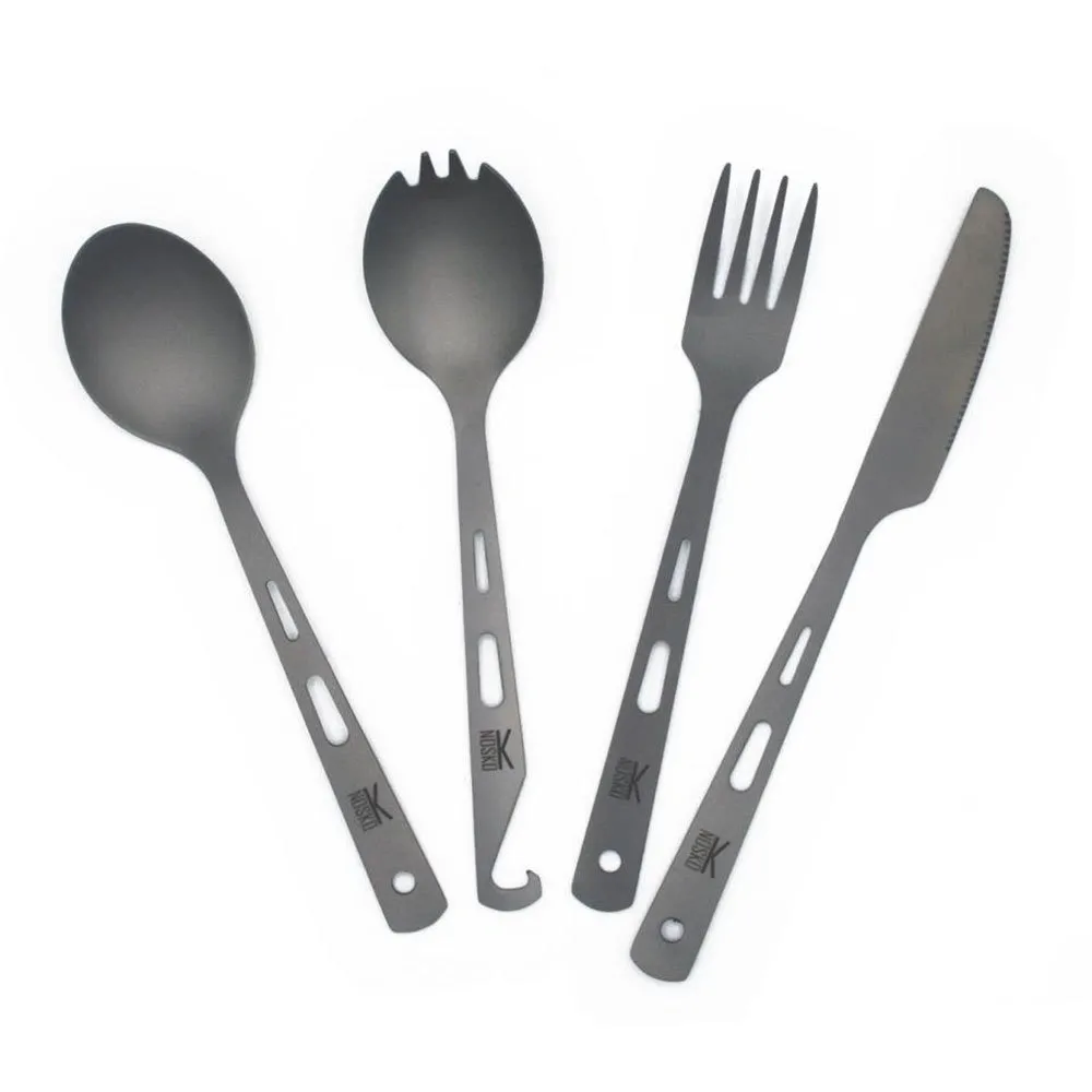 Nosko Titan Gr5 Besteck, Silver, One Size Nosko Titan Gr5 Besteck, Silver, One Size