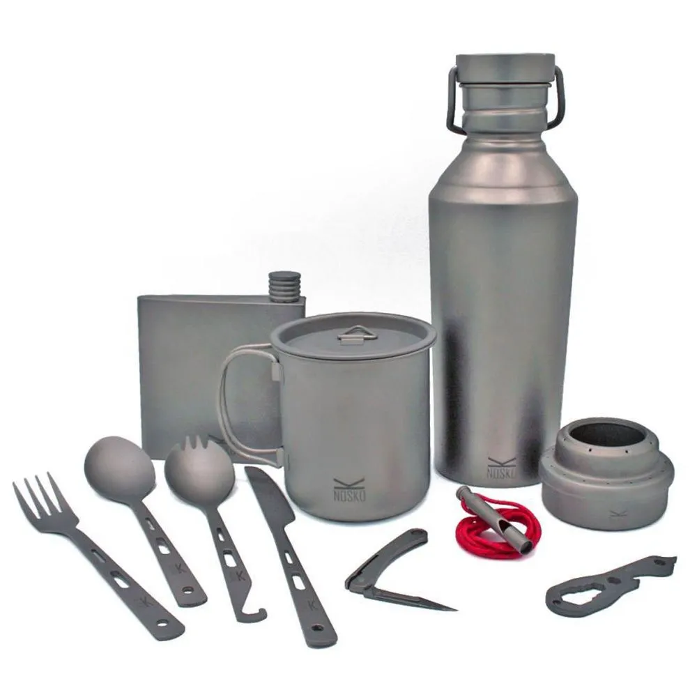 Nosko Titan Gr5-flasche 178ml, Silver, One Size Nosko Titan Gr5-flasche 178ml, Silver, One Size