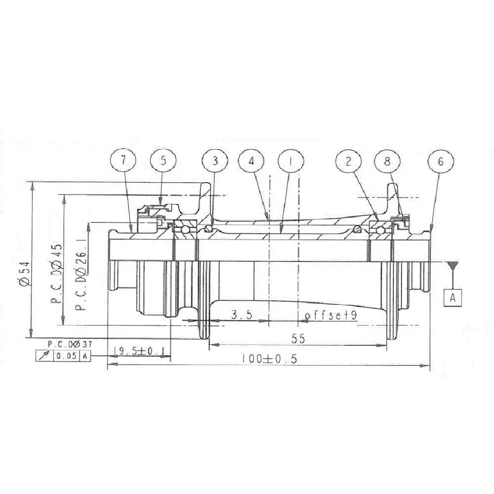 Novatec D791sb-cl-15 Vorderradnabe, Black, 32H, 15 x 100mm Novatec D791sb-cl-15 Vorderradnabe, Black, 32H, 15 x 100mm