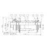 Novatec D791sb-cl-15 Vorderradnabe, Black, 32H, 15 x 100mm