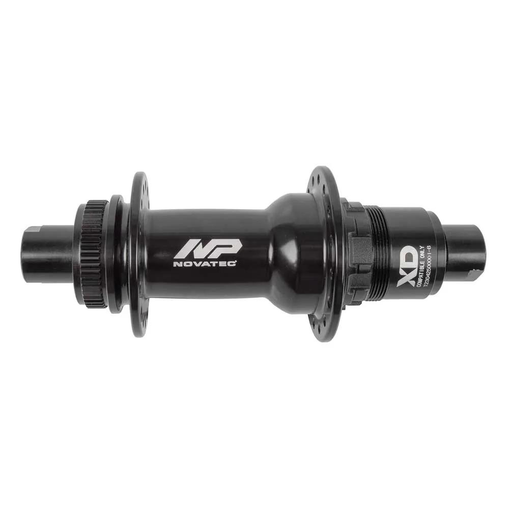 Novatec J-bend Cl Disc Xdr 11s Hinterradnabe, Black, 28H, 12 x 142mm Novatec J-bend Cl Disc Xdr 11s Hinterradnabe, Black, 28H, 12 x 142mm