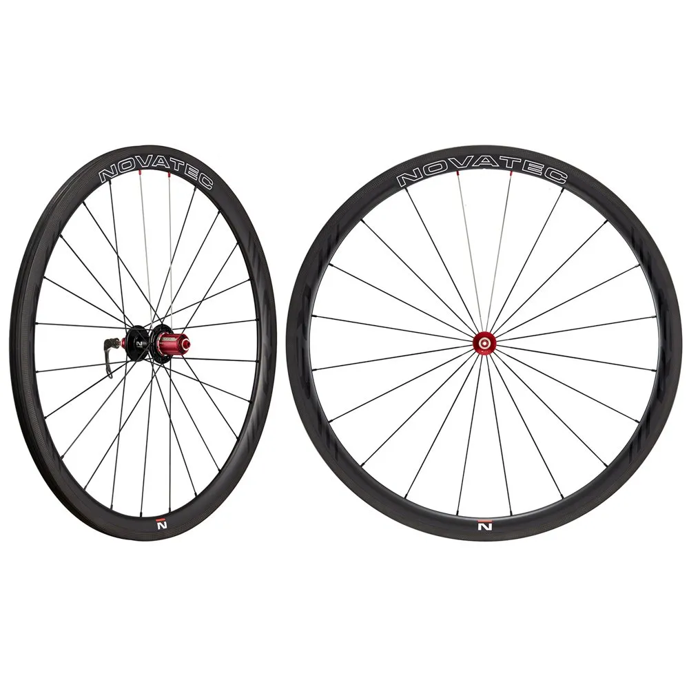 Novatec R3 U3.0 Tubeless Rennrad Laufradsatz, Black, 9 x 100 / 10 x 130mm, Shimano/Sram HG