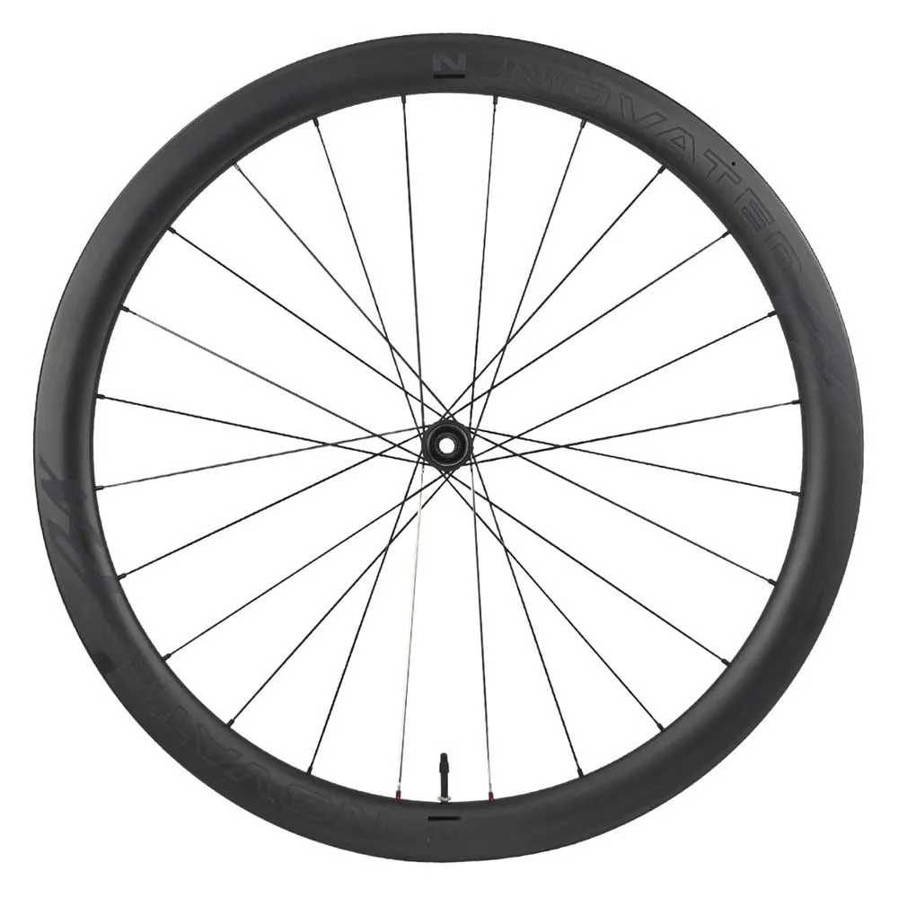 Novatec R4 Disc Cl Pro Tubeless Rennrad Laufradsatz, Black, 12 x 100/142mm, Shimano/Sram HG Novatec R4 Disc Cl Pro Tubeless Rennrad Laufradsatz, Black, 12 x 100/142mm, Shimano/Sram HG
