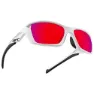 NRC Rx1 Snow Sonnenbrille, White, Red Mirror/CAT3