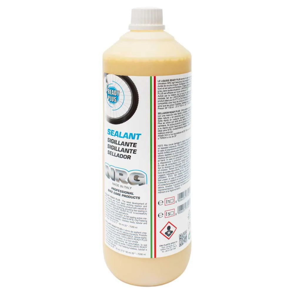 NRG Plus Tubeless Dichtmittel 1l, Yellow, One Size NRG Plus Tubeless Dichtmittel 1l, Yellow, One Size