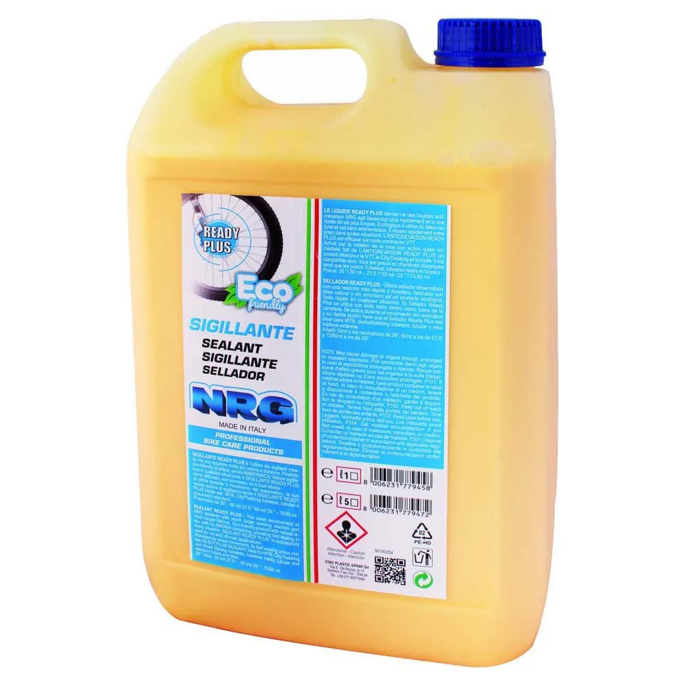 NRG Plus Tubeless Dichtmittel 5l, Yellow, One Size