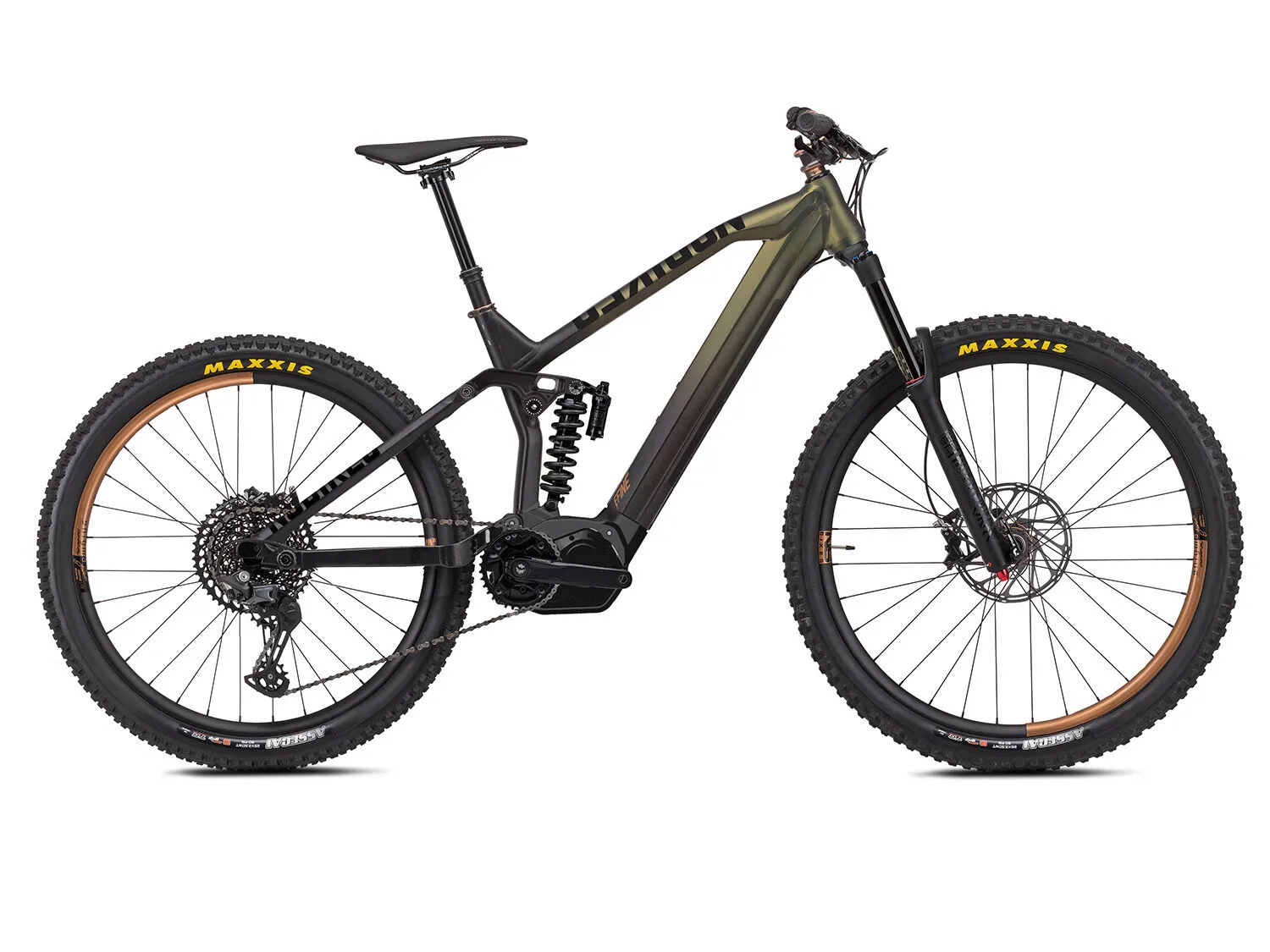 NS Bikes E-Fine 1 170 Black/Green 29"/27,5" 630 Wh Diamant NS Bikes E-Fine 1 170 Black/Green 29"/27,5" 630 Wh Diamant