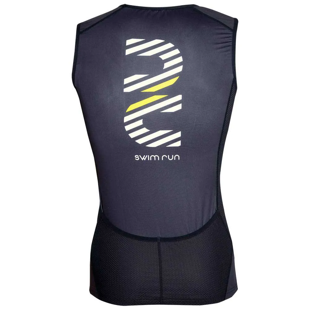 Nu Swimrun Lapa ärmelloses T-shirt male, Black, XL Nu Swimrun Lapa ärmelloses T-shirt male, Black, XL