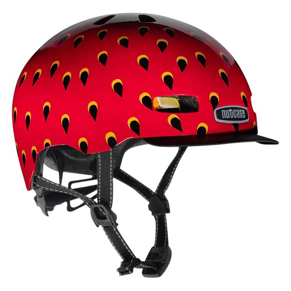 Nutcase Little Nutty Very Berry Mips Junior-helm, Red / black Nutcase Little Nutty Very Berry Mips Junior-helm, Red / black