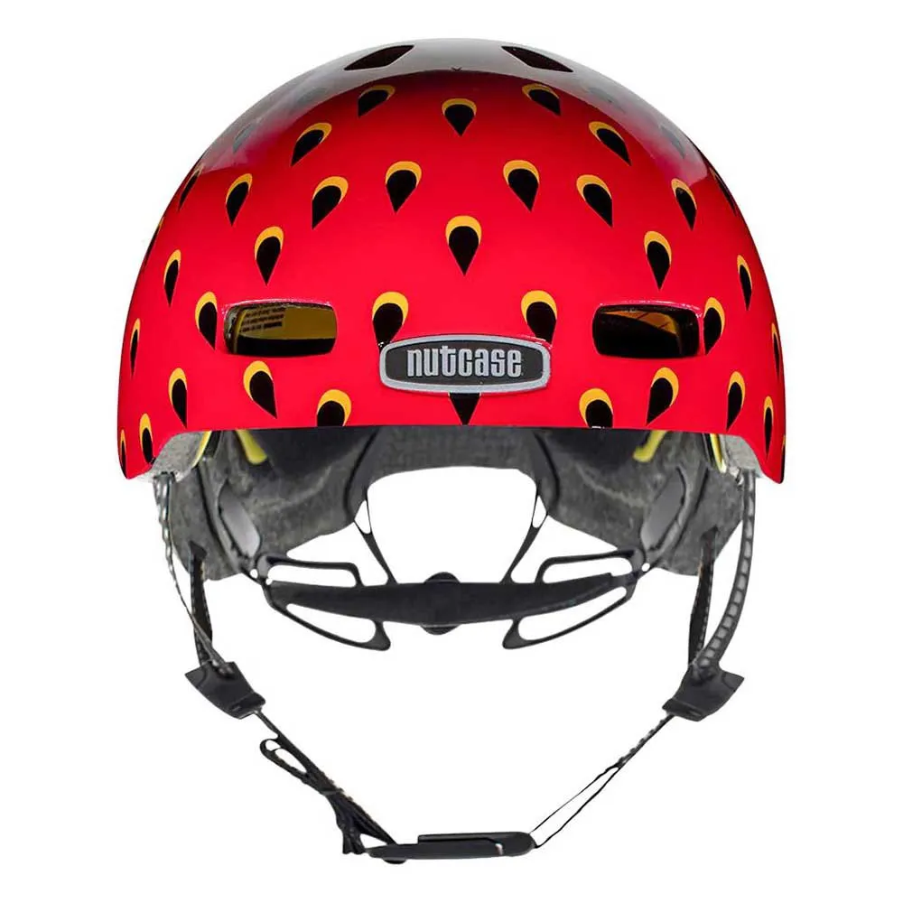 Nutcase Little Nutty Very Berry Mips Junior-helm, Red / black Nutcase Little Nutty Very Berry Mips Junior-helm, Red / black