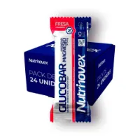 Nutrinovex Glucobar Energie-riegel-box Erdbeere 35g 24 Einheiten Nutrinovex Glucobar Energie-riegel-box Erdbeere 35g 24 Einheiten