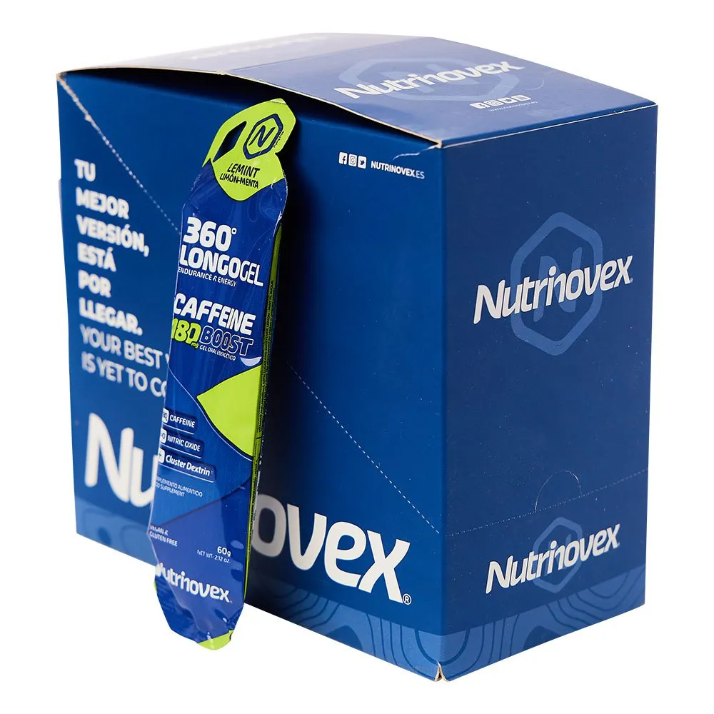 Nutrinovex Longogel 360 Schachtel Mit Energiegelen Lemint 60g 18 Einheiten, Clear, One Size Nutrinovex Longogel 360 Schachtel Mit Energiegelen Lemint 60g 18 Einheiten, Clear, One Size