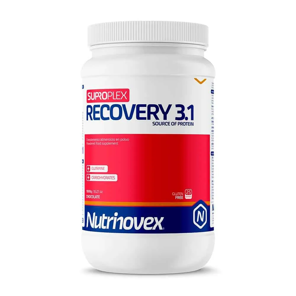 Nutrinovex Suproplex Recovery 3.1 1kg Chocolate Pulver, One size