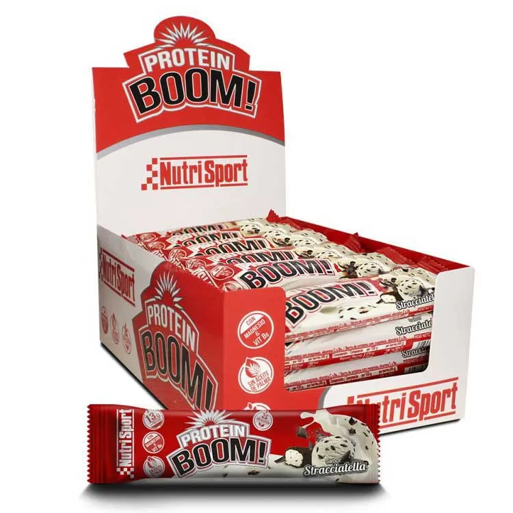 NutriSport Boom Proteinriegelbox 49g 24 Einheiten, One size NutriSport Boom Proteinriegelbox 49g 24 Einheiten, One size