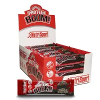 NutriSport Boom Proteinriegelbox Schokoladen-fudge-kuchen 49g 24 Einheiten NutriSport Boom Proteinriegelbox Schokoladen-fudge-kuchen 49g 24 Einheiten