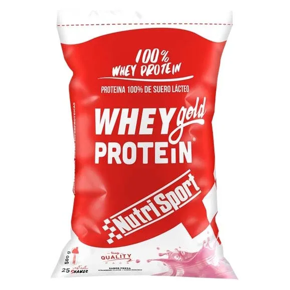 NutriSport Gold Molkenprotein Erdbeere 2000g, Red, One Size NutriSport Gold Molkenprotein Erdbeere 2000g, Red, One Size