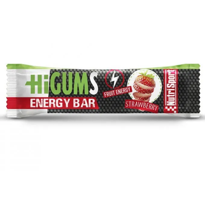 NutriSport Higums Energie-riegel-box Erdbeere 25g 28 Einheiten, One size NutriSport Higums Energie-riegel-box Erdbeere 25g 28 Einheiten, One size