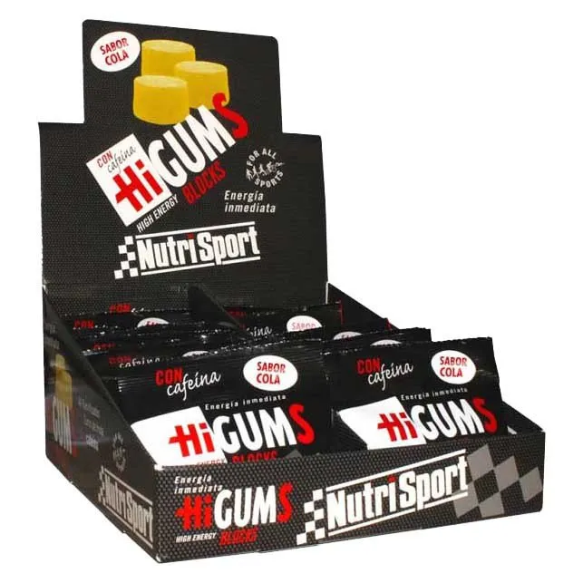 NutriSport Higums With Energie Gummibärchen Box Cola 20 Einheiten, Multicolor, One Size NutriSport Higums With Energie Gummibärchen Box Cola 20 Einheiten, Multicolor, One Size