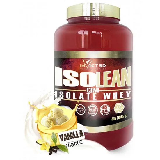 NutriSport Invicted Isolean 1.82kg Vanille, Red, One Size