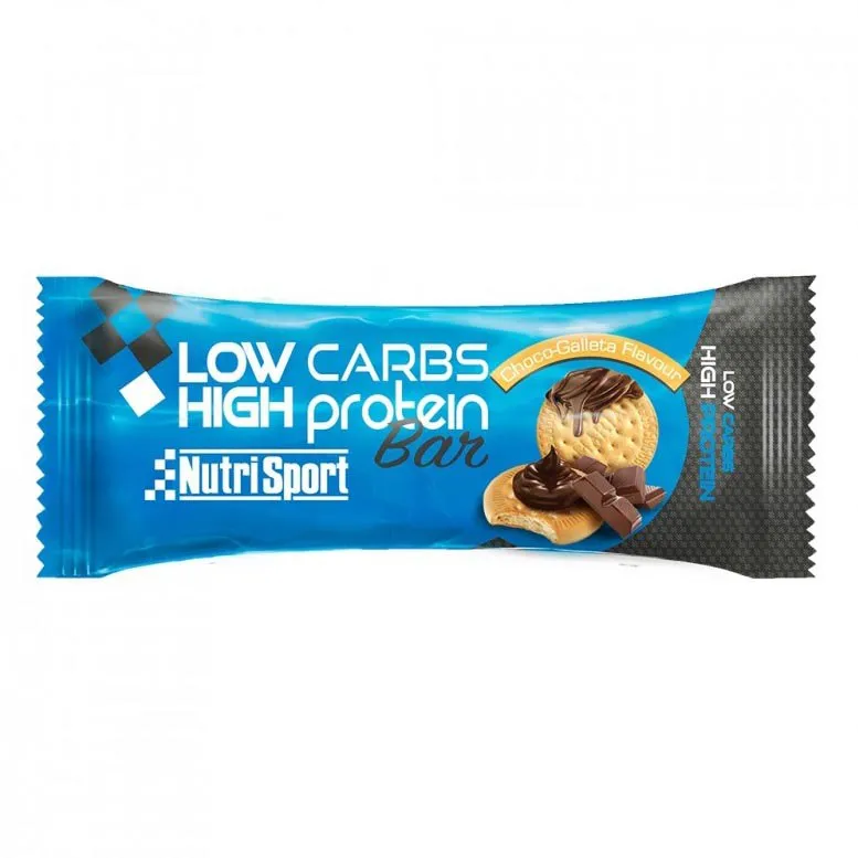 NutriSport Low Carb Energie-riegel-box Schokoladenplätzchen 60g 16 Einheiten, One size