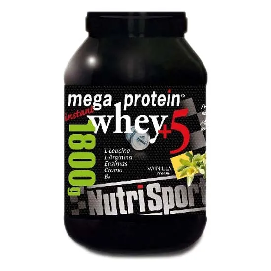 NutriSport Mega Molkenprotein Vanille 1.8kg, Black, One Size NutriSport Mega Molkenprotein Vanille 1.8kg, Black, One Size