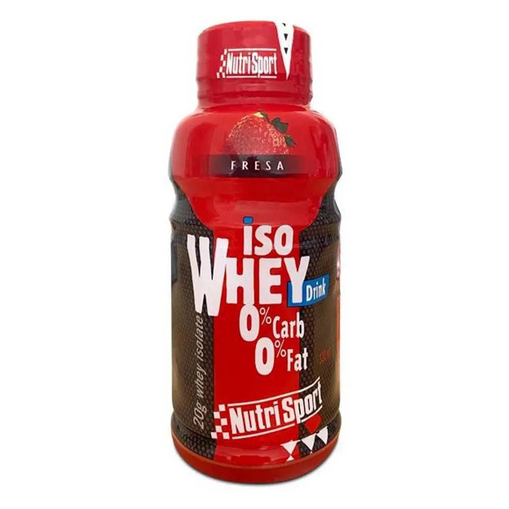 NutriSport Molkenproteinisolat Erdbeere 330ml 12 Einheiten, One size NutriSport Molkenproteinisolat Erdbeere 330ml 12 Einheiten, One size
