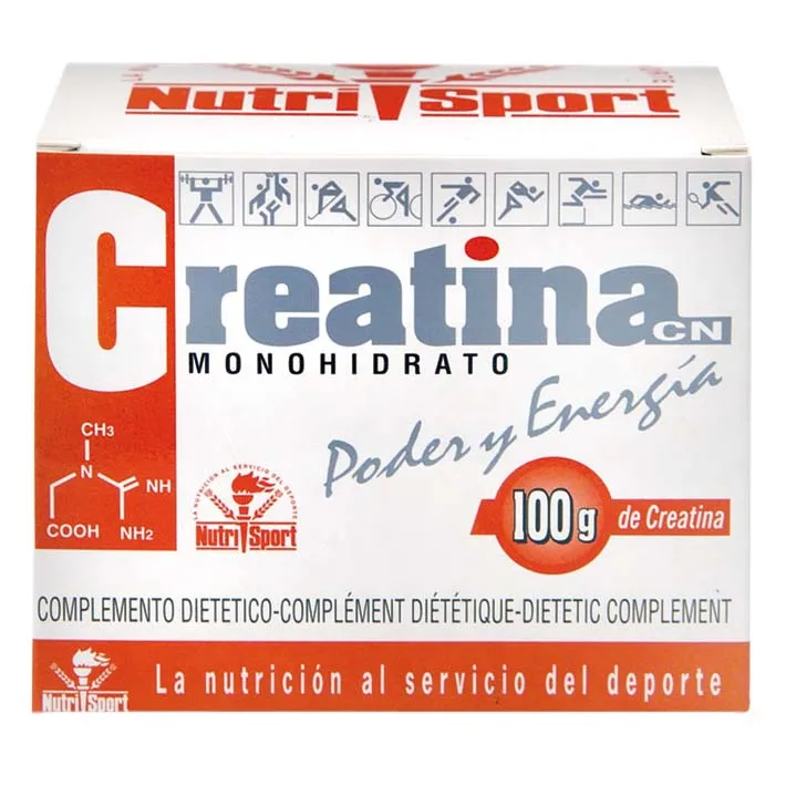 NutriSport Monohydrate Kreatinpulver Neutraler Geschmack 100g, One size NutriSport Monohydrate Kreatinpulver Neutraler Geschmack 100g, One size