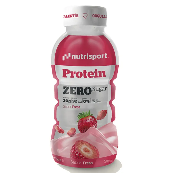 NutriSport Protein Zero Sugar 330ml Protein-getränkebox Erdbeere 12 Einheiten, One size NutriSport Protein Zero Sugar 330ml Protein-getränkebox Erdbeere 12 Einheiten, One size