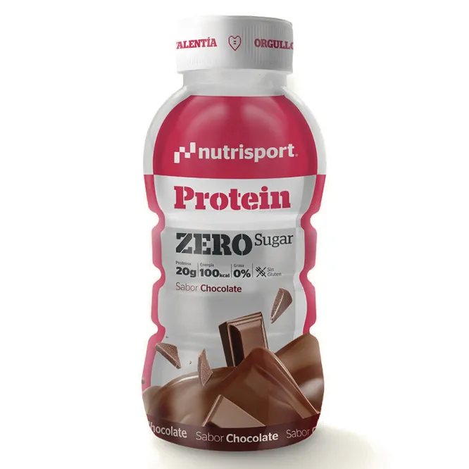 NutriSport Protein Zero Sugar 330ml Protein-getränkebox Schokolade 12 Einheiten, One size NutriSport Protein Zero Sugar 330ml Protein-getränkebox Schokolade 12 Einheiten, One size