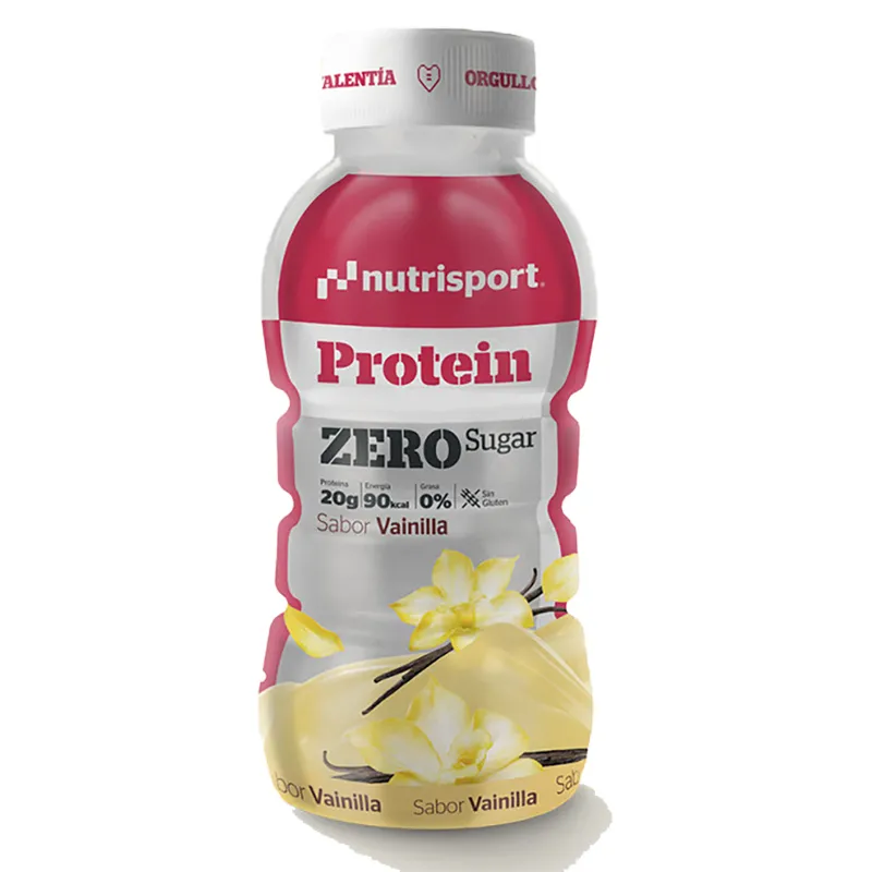 NutriSport Protein Zero Sugar 330ml Protein-getränkebox Vanille 12 Einheiten, One size