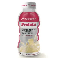 NutriSport Protein Zero Sugar 330ml Protein-getränkebox Weiße Schokolade 12 Einheiten NutriSport Protein Zero Sugar 330ml Protein-getränkebox Weiße Schokolade 12 Einheiten